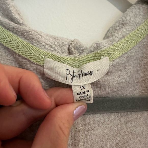 Women's Beige Hooded Sweater - Picture 4 of 7